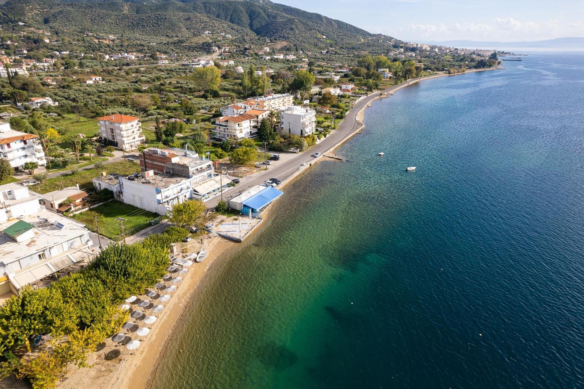 Ferienwohnung Zoe Seaside Loutra Edipsou  Exterior foto