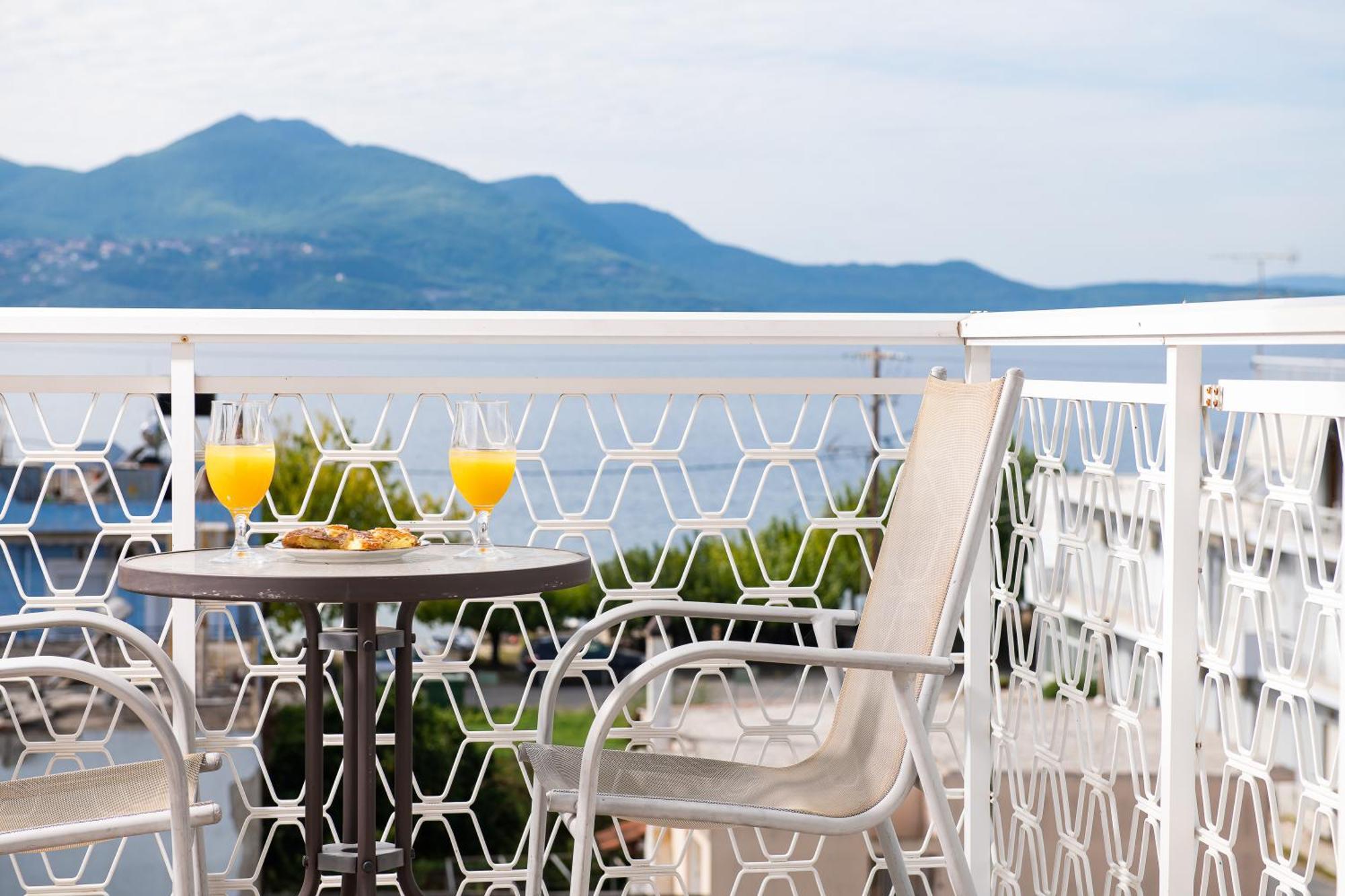 Ferienwohnung Zoe Seaside Loutra Edipsou  Exterior foto