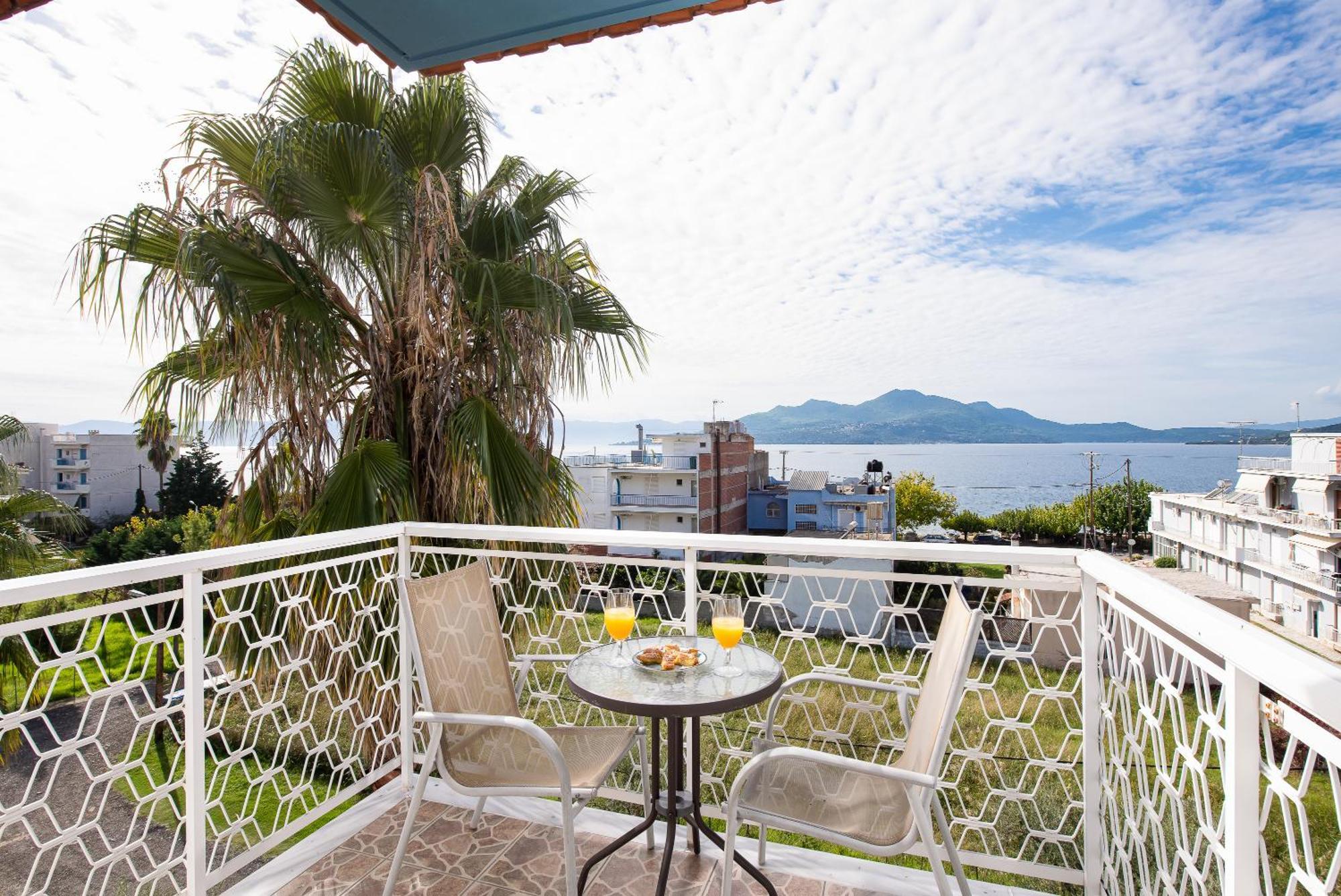 Ferienwohnung Zoe Seaside Loutra Edipsou  Exterior foto